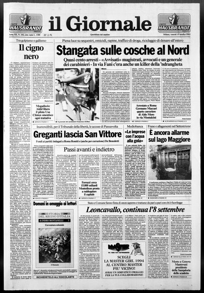 Il giornale : quotidiano del mattino